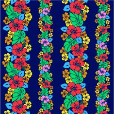 pattern of Hibiscus N40