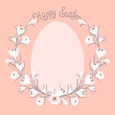 Happy Easter card with place for your text N3