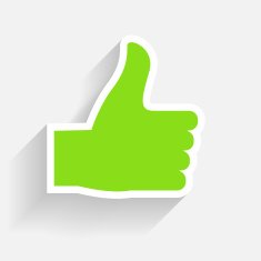 Hand signal on white vector illustration EPS 10 N7