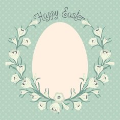 Happy Easter card with place for your text N4