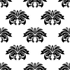 Repeat seamless pattern of arabesques