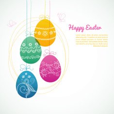 Easter design template N19
