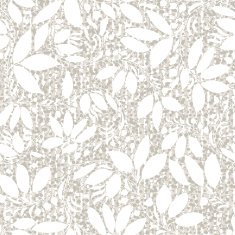 beige plant silhouette stripes N6