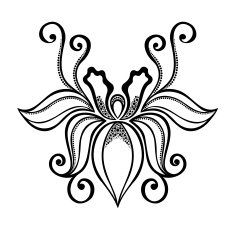 Beautiful Decorative Flower N41