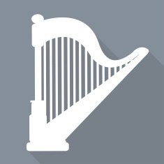 Harp icon Msic instruments N5