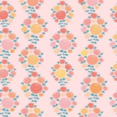 Seamless vector rose pattern N4