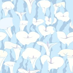 Abstract floral tileable texture Calla flower