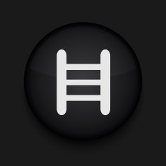 Vector ladder icon Eps10 Easy to edit
