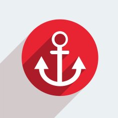 Vector red circle icon on gray background Eps10 N43