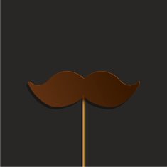Vector mustache party background Eps10 N2
