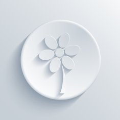 Vector light circle icon Eps10 N53
