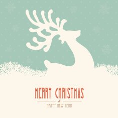 reindeer merry christmas N5
