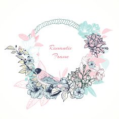 Gentle romantic frame N2