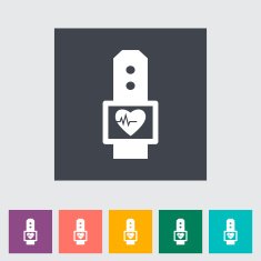 Pulsometer flat icon