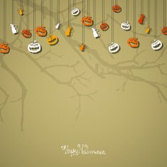 Vector Halloween Background N115