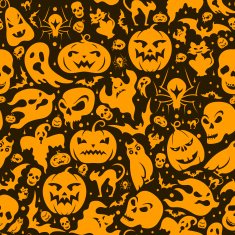Halloween seamless pattern N85