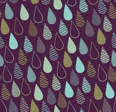 Abstract graphic seamless pattern with drops