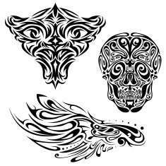 Tattoo face tribe