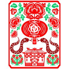 Chinese New Year Snake N76