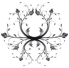 Vector Floral Swirl N3