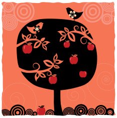Birds and Fruits (Series) N19