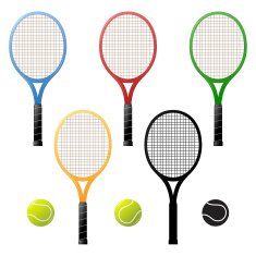 Tennis rackets and tennis-balls