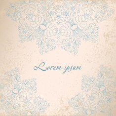 Round lace card N8