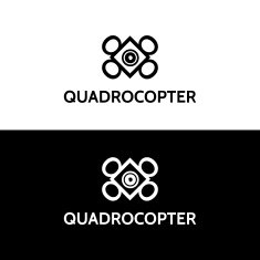 Emblem vector sign for quadrocopter