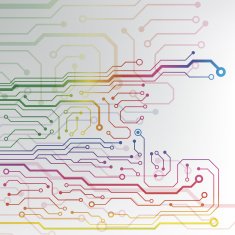EPS10 vector circuit board background texture N15