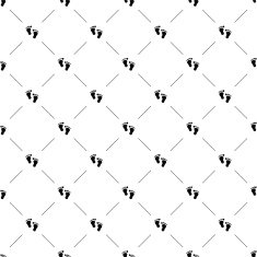 Vector seamless pattern footprint N2