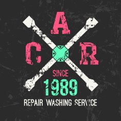 Car service wheel brace emblem N2