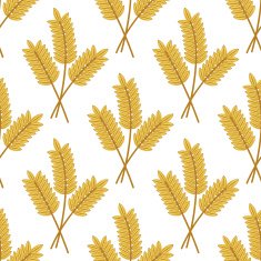 Seamless pattern of cereal ears N2