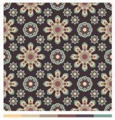 Seamless wallpaper patterns - floral series N26