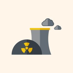 Nuclear Flat Icon N4