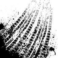 Tire track background N9
