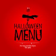 Halloween Restaurant menu N3