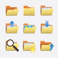 Folder Icon Set Vectos