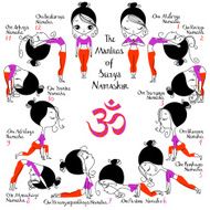 Sun Salutation Surya Namaskar Mantras