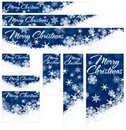 Snowflakes Christmas Web Banners N3