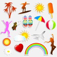 Summer Stickers N2