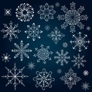 Snowflakes collection N5
