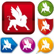 icon series griffin (vector)