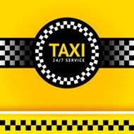 Taxi symbol square