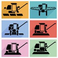 harvesting combine symbols