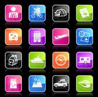 Ubergloss Icons - Tourism