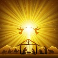 Christmas Nativity Scene N22