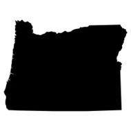 Map of the U S state Oregon N2