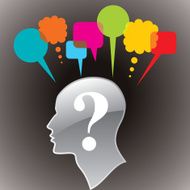 human head with question mark symbol N5
