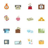 money icons vector eps10 N2