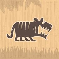 angry tiger symbol